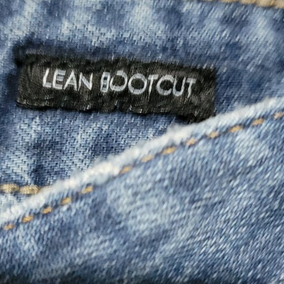 Vintage Calvin Klein Lean Bootcut Blue Jeans Size 4 EUC - Picture 4 of 16